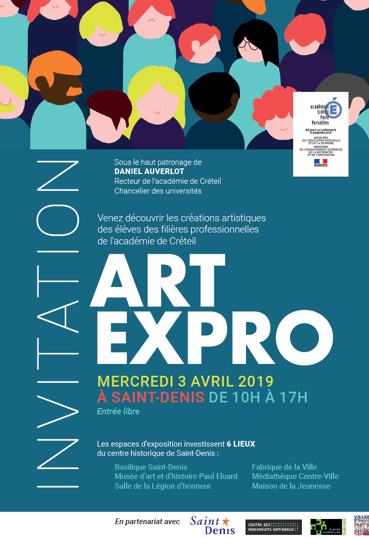 Invitation à ArtExpro 2019. Document PDF ci-contre