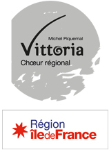 Visuel ‘michel piquemal - Vittoria’, logo de la région Ile-de-France