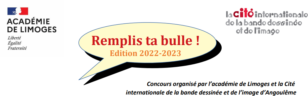 Visuel ‘Remplis ta bulle! Edition 2022-2023’
