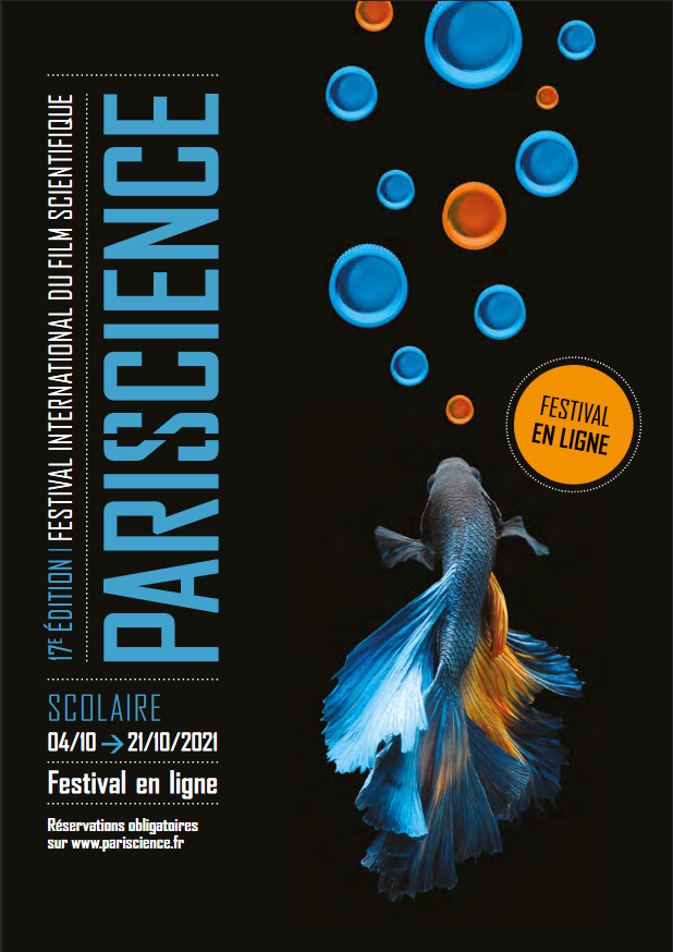 Page de garde de la programmation scolaire de la 17ᵉ édition du festival Pariscience