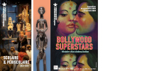 Couverture de la brochure scolaire 2023-2024 et affiche de l’exposition ‘Bollywood superstars’