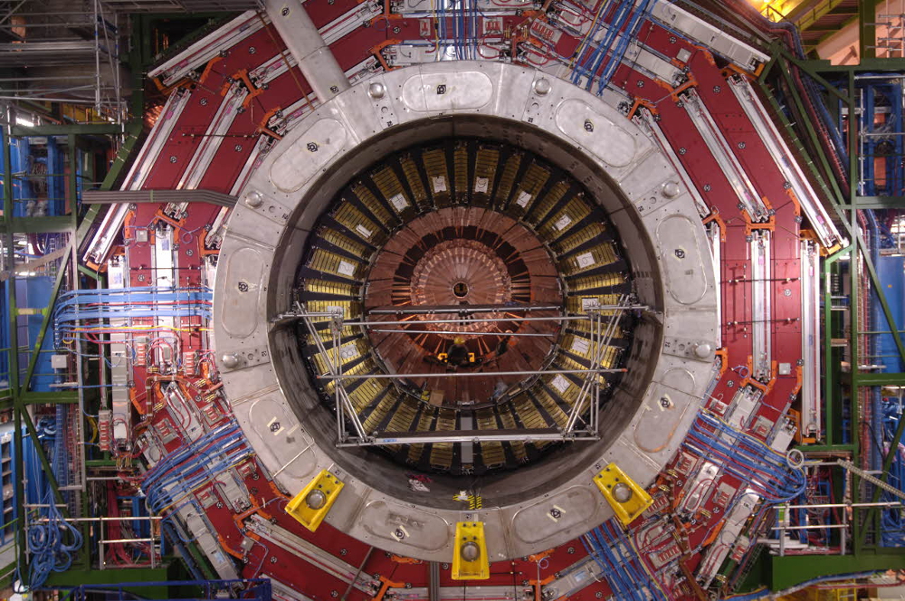 Le détecteur CMS du LHC © P.Stroppa/CEA
