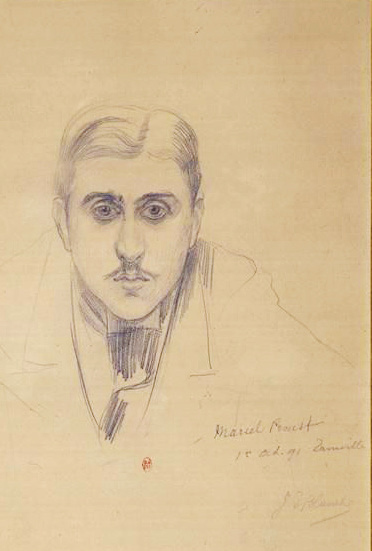 Marcel Proust (15 octobre 1891, Trouville) par Jacques-Émile Blanche (1861-1942) - BnF