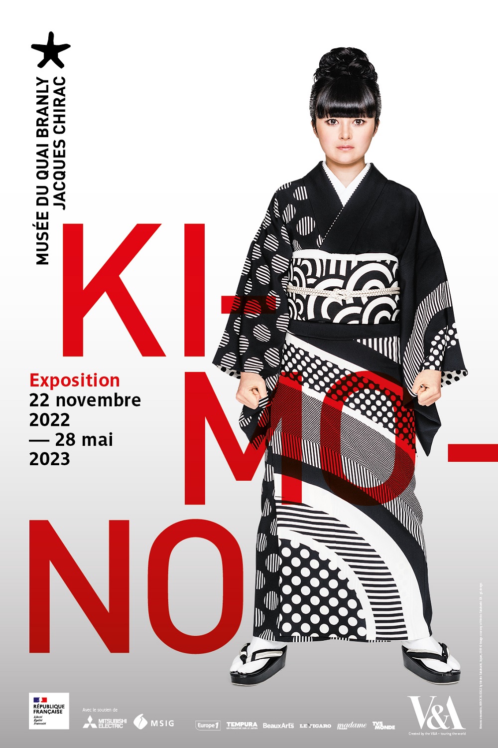 Affiche de l’exposition ‘Kimono’