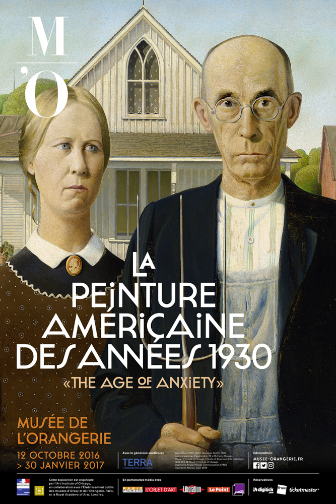 Affiche de l’exposition ‘The Age of Anxiety : la peinture américaine des années 1930’