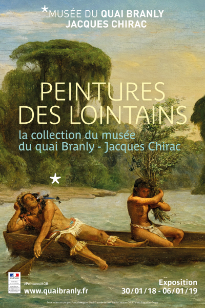 Affiche ‘PEINTURES DES LOINTAINS. La collection du musée du quai Branly - Jacques Chirac’