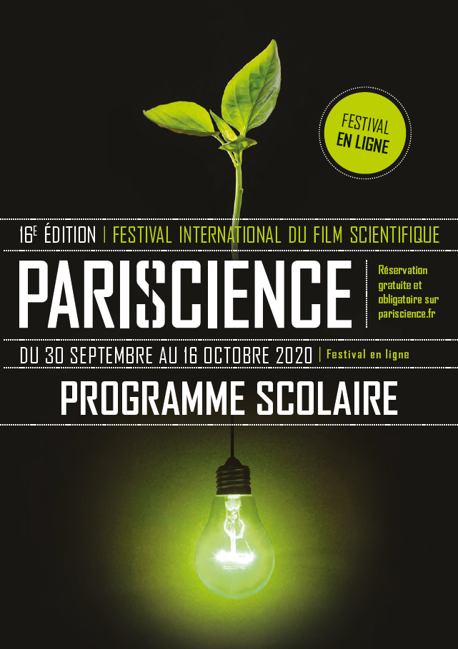 Affiche de la 16ᵉ édition du Festival international du film scientifique Pariscience