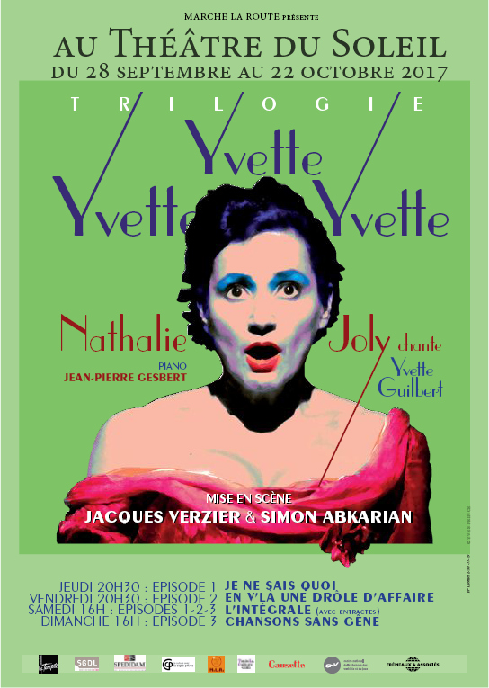 Affiche du spectacle Yvette, Yvette, Yvette !