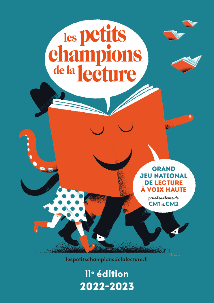 Page de garde de la brochure de la 11ᵉ édition du concours ‘Les petits champions de la lecture’