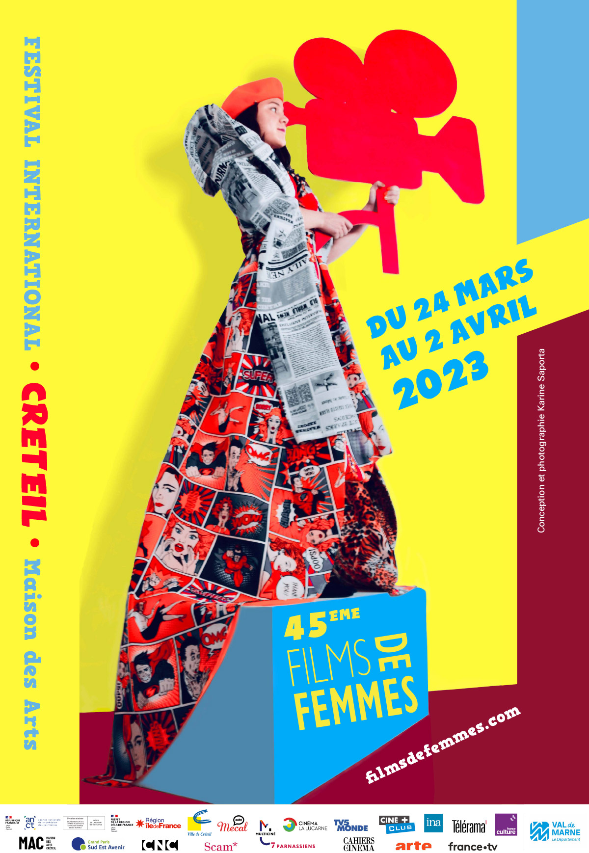 FESTIVAL INTERNATIONAL • CRETEIL • Maison des Arts DU 24 MARS AU 2 avril 2023 45ᴱᴹᴱ FILMS DE FEMMES