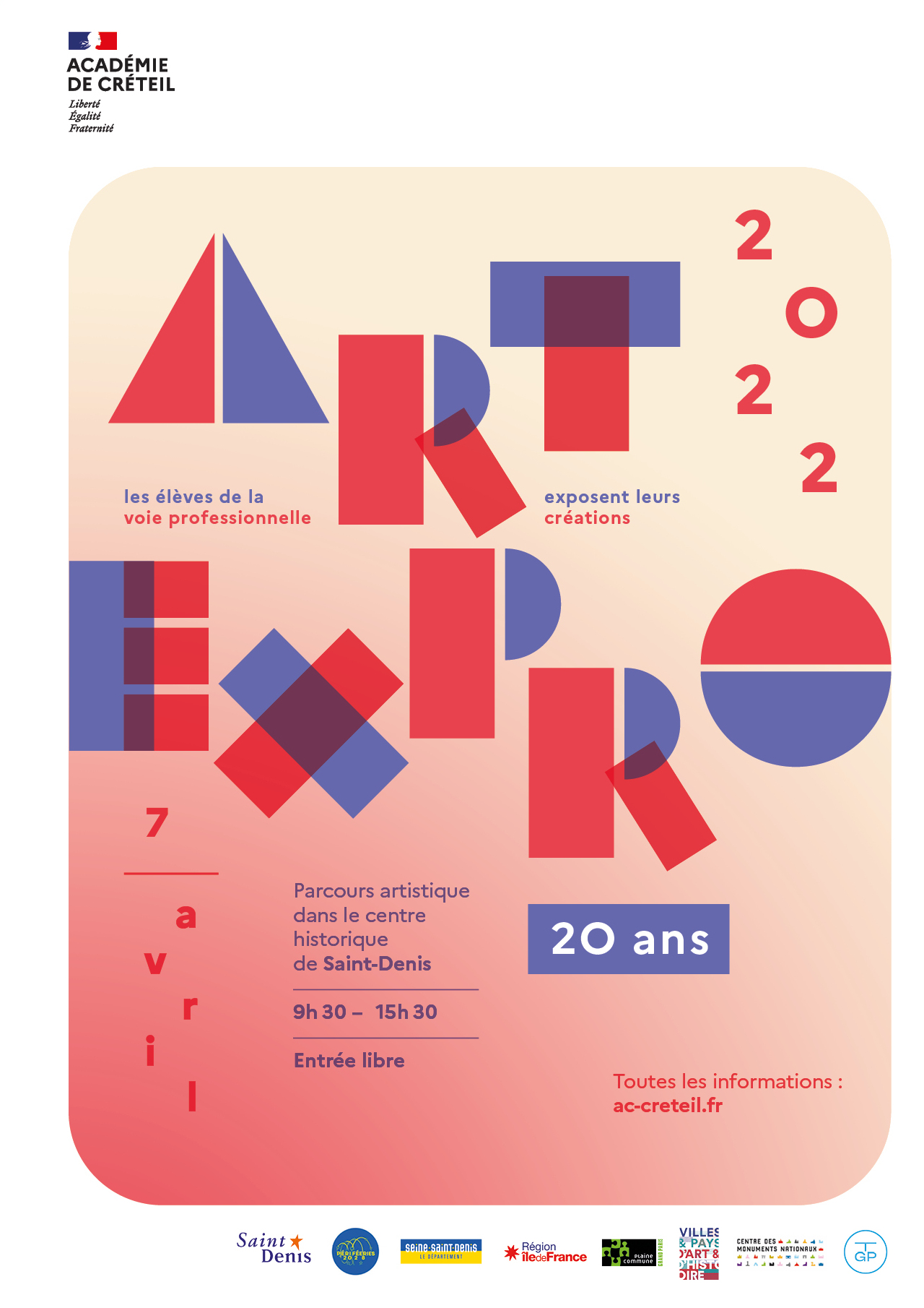 Affiche d’ArtExpro 2022