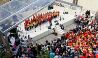 L’École en chœur 2015 pour la fête de la musique au ministère