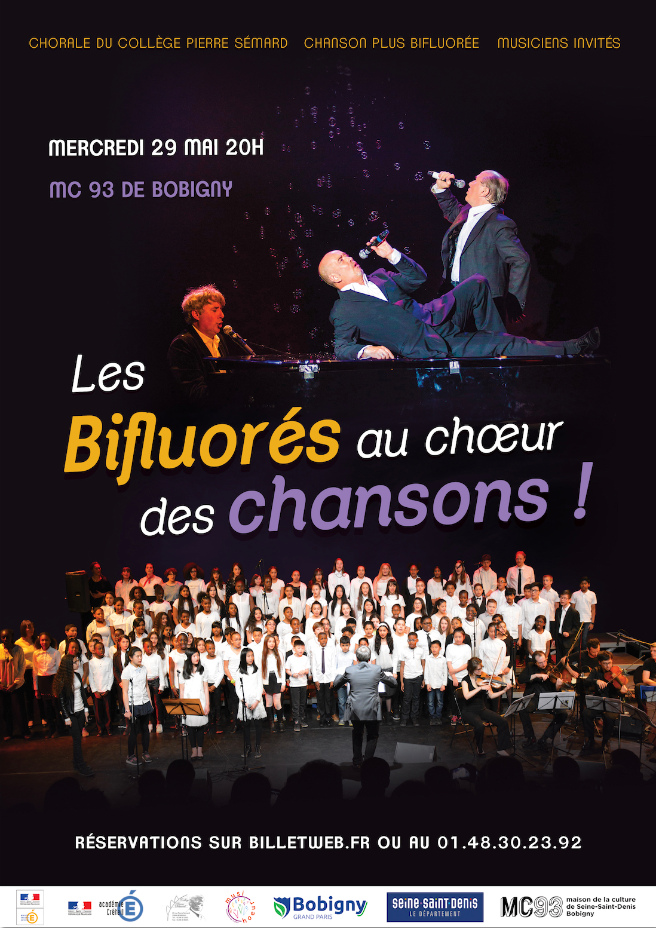 Affiche Les Bifluorés au chœur des chansons !