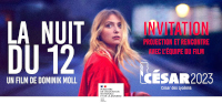 LA NUIT DU 12 - UN FILM DE DOMINIK MOLL - INVITATION - PROJECTION ET RENCONTRE AVEC L’ÉQUIPE DU FILM