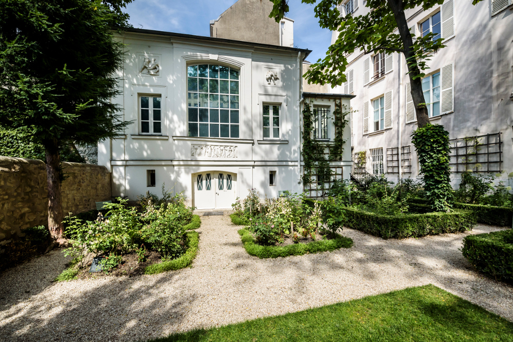 Le jardin et la façade de l’atelier de Delacroix