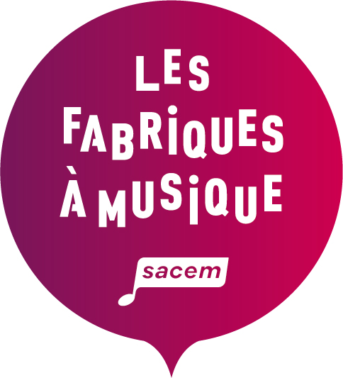 Logo de l’opération LES FABRIQUES À MUSIQUE - Sacem