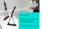 INVITATION PORTES OUVERTES ENSEIGNANTS À L’INSTITUT GIACOMETTI
