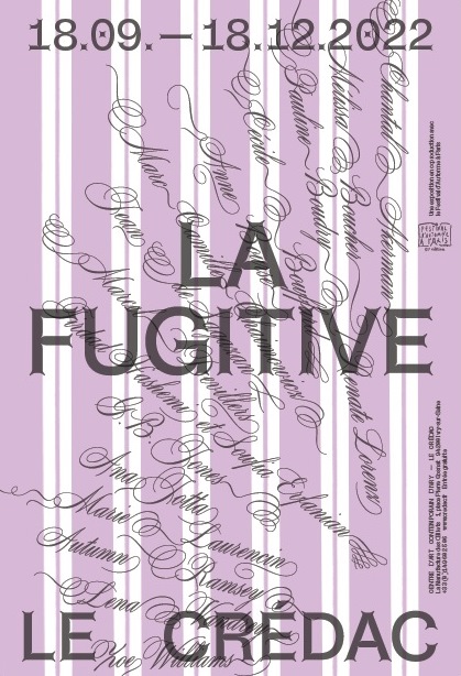 Affiche de l’exposition ‘La Fugitive’