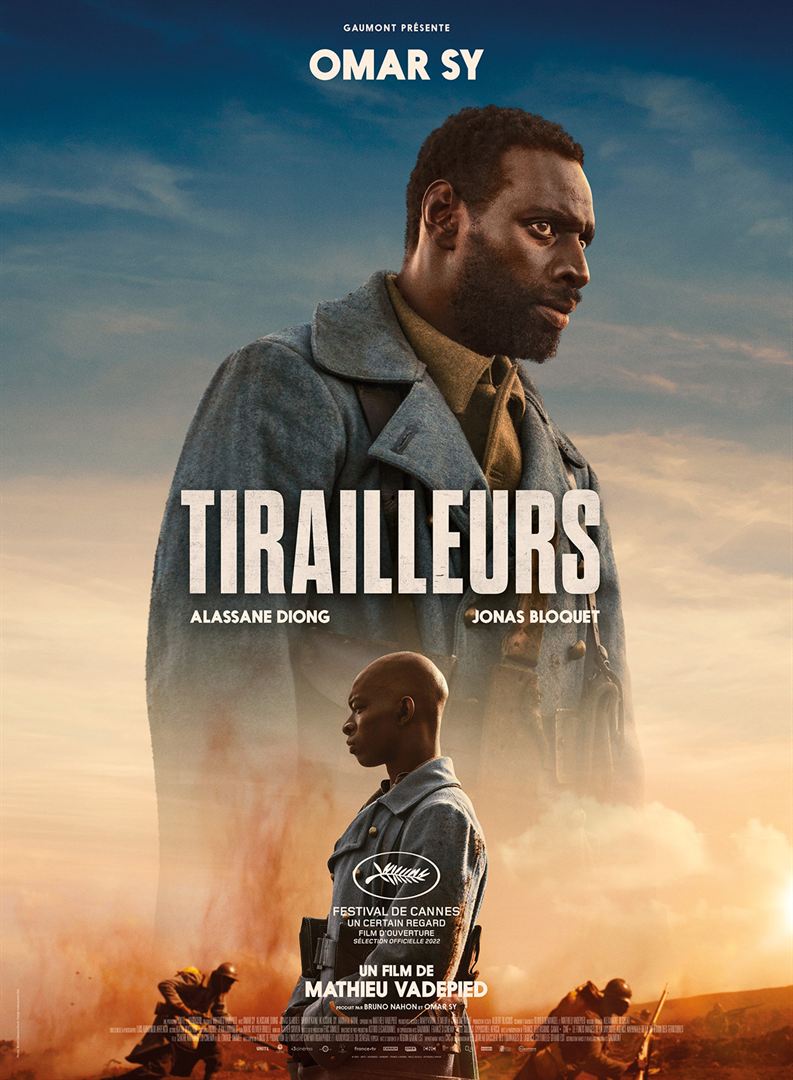 Affiche du film ‘Tirailleurs’ avec Omar Sy, réalisateur Mathieu Vadepied, 2022