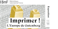 Visuel de l’exposition ‘Imprimer ! L’Europe de Gutenberg’