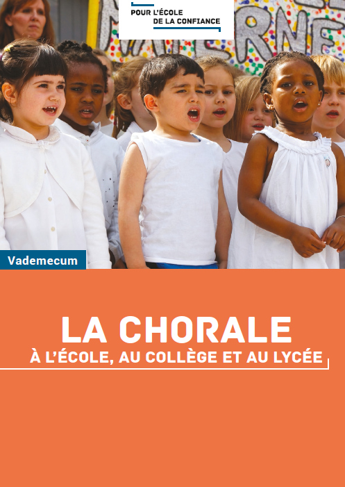 Couverture du vadémécum ‘La chorale à l’école, au collège et au lycée’