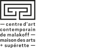 Logo ‘– centre d’art contemporain de malakoff – maison des arts + supérette –’