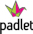 Logo et lien Padlet