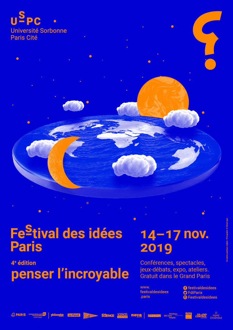 Affiche du Festival des idées - Paris - 4ᵉ édition - penser l’incroyable