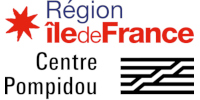 Logos Ile-de-France et Centre Pompidou
