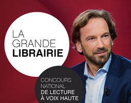 Visuel LA GRANDE LIBRAIRIE - CONCOURS NATIONAL DE LECTURE À VOIX HAUTE - portrait de François Busnel