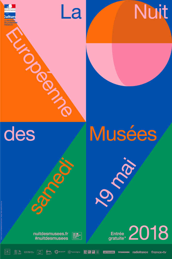 Affiche de la Nuit européenne des musées 2018